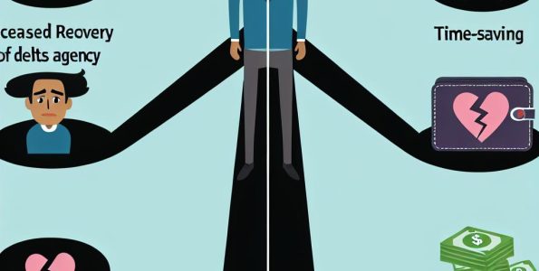 The pros and cons of hiring a debt collection agency.