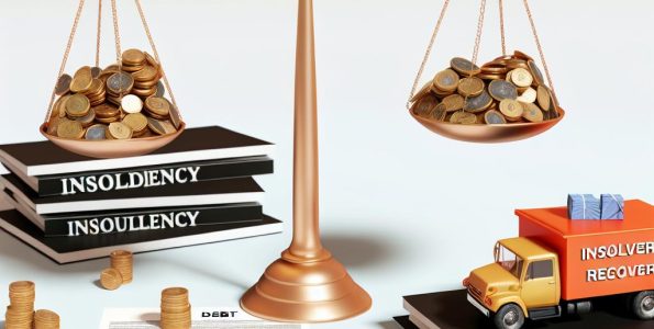 What is insolvency, and how does it relate to debt recovery?