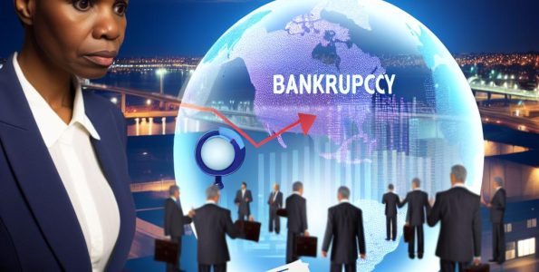 The process of bankruptcy and its impact on creditors.