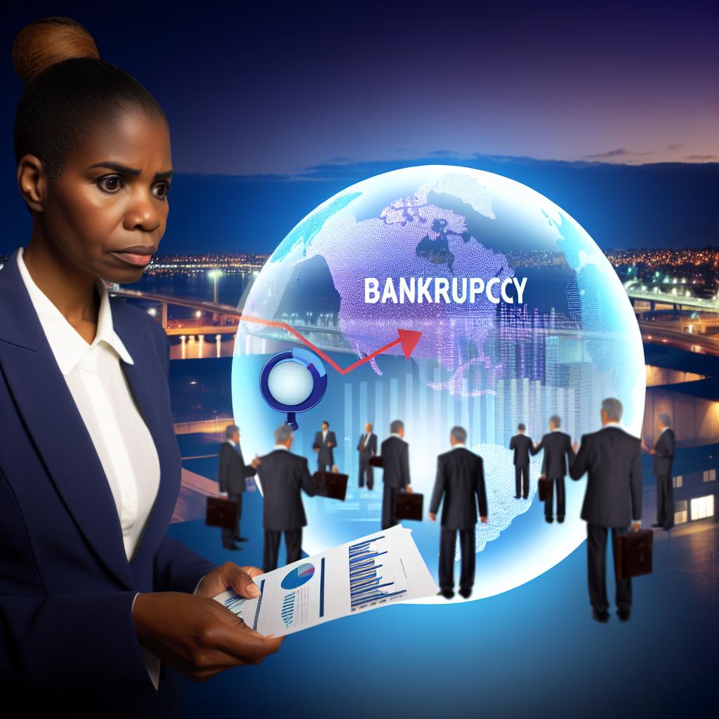 The process of bankruptcy and its impact on creditors.