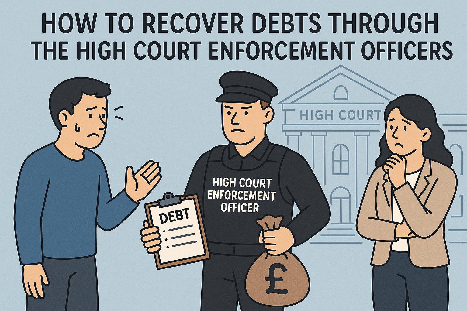 How to recover debts through the High Court Enforcement Officers.