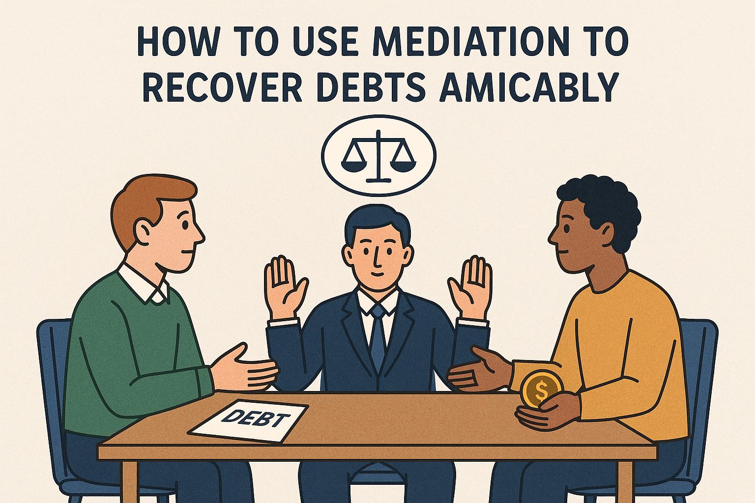 How to use mediation to recover debts amicably.