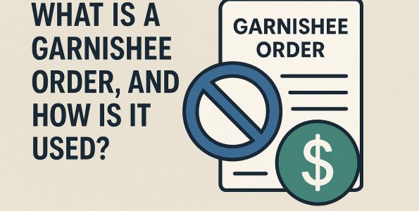 What is a garnishee order, and how is it used?