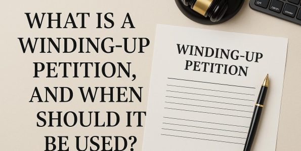 What is a winding-up petition, and when should it be used?