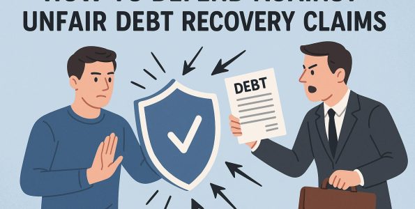 How to defend against unfair debt recovery claims.
