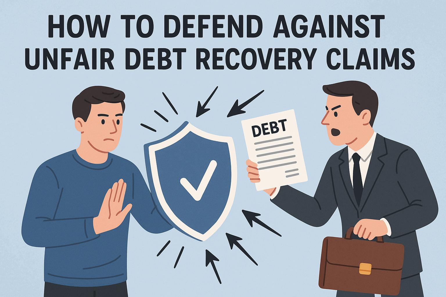 How to defend against unfair debt recovery claims.