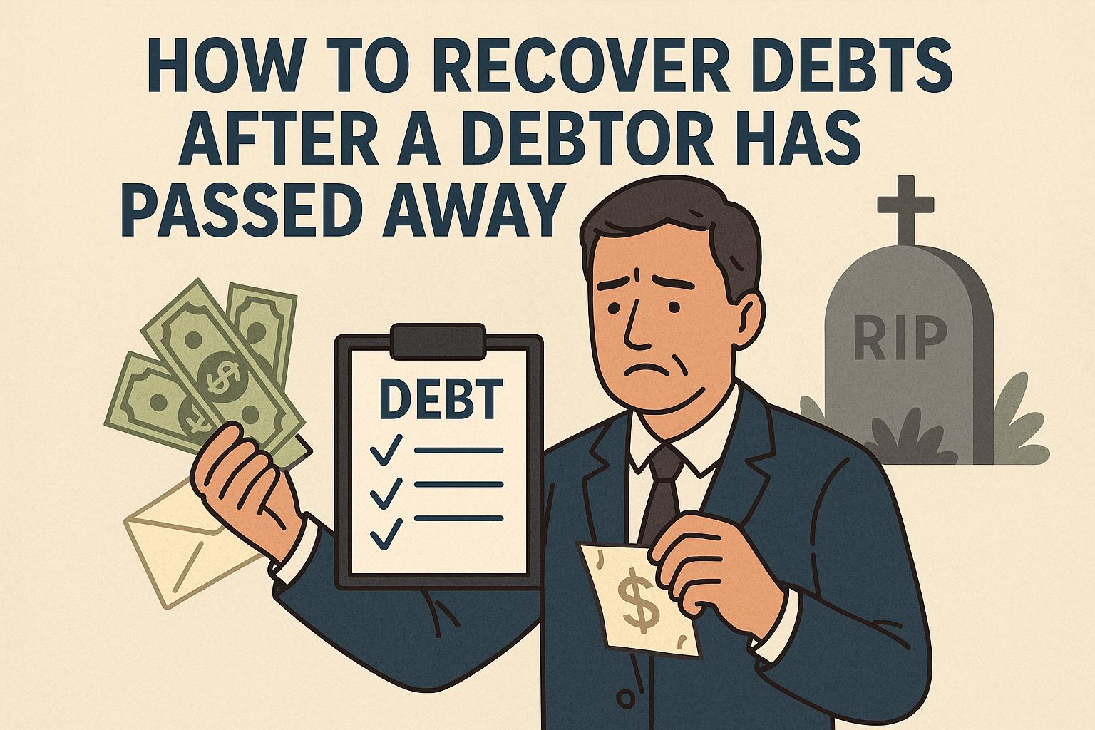 How to recover debts after a debtor has passed away.