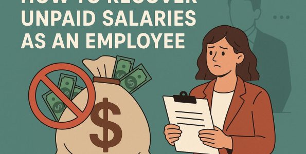 How to recover unpaid salaries as an employee.