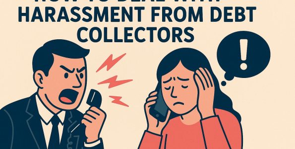 How to deal with harassment from debt collectors.