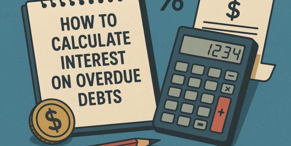 How to calculate interest on overdue debts.