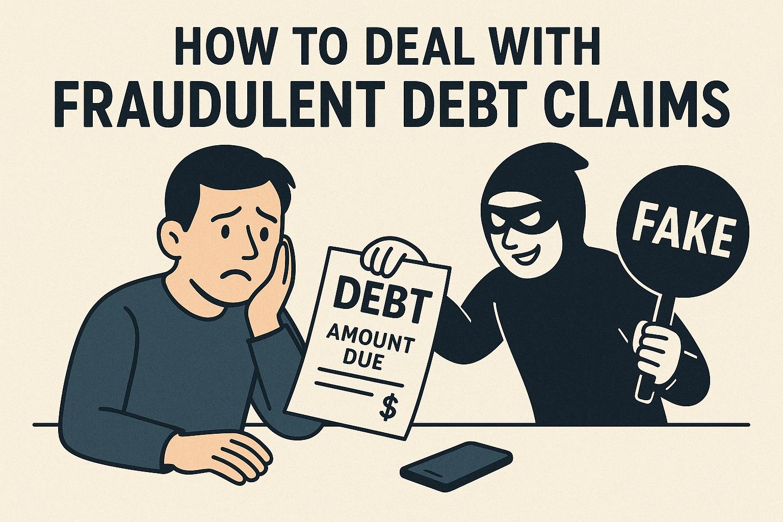How to deal with fraudulent debt claims.