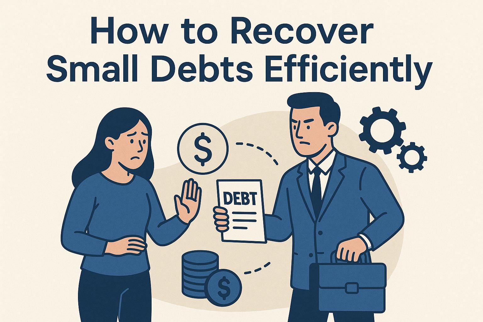 How to recover small debts efficiently.